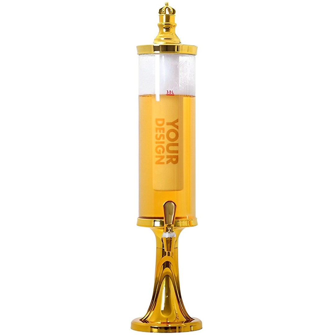 Dispenser a torre per birra in plastica da 3 litri 1