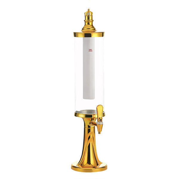 Dispenser a torre per birra in plastica da 3 litri 4