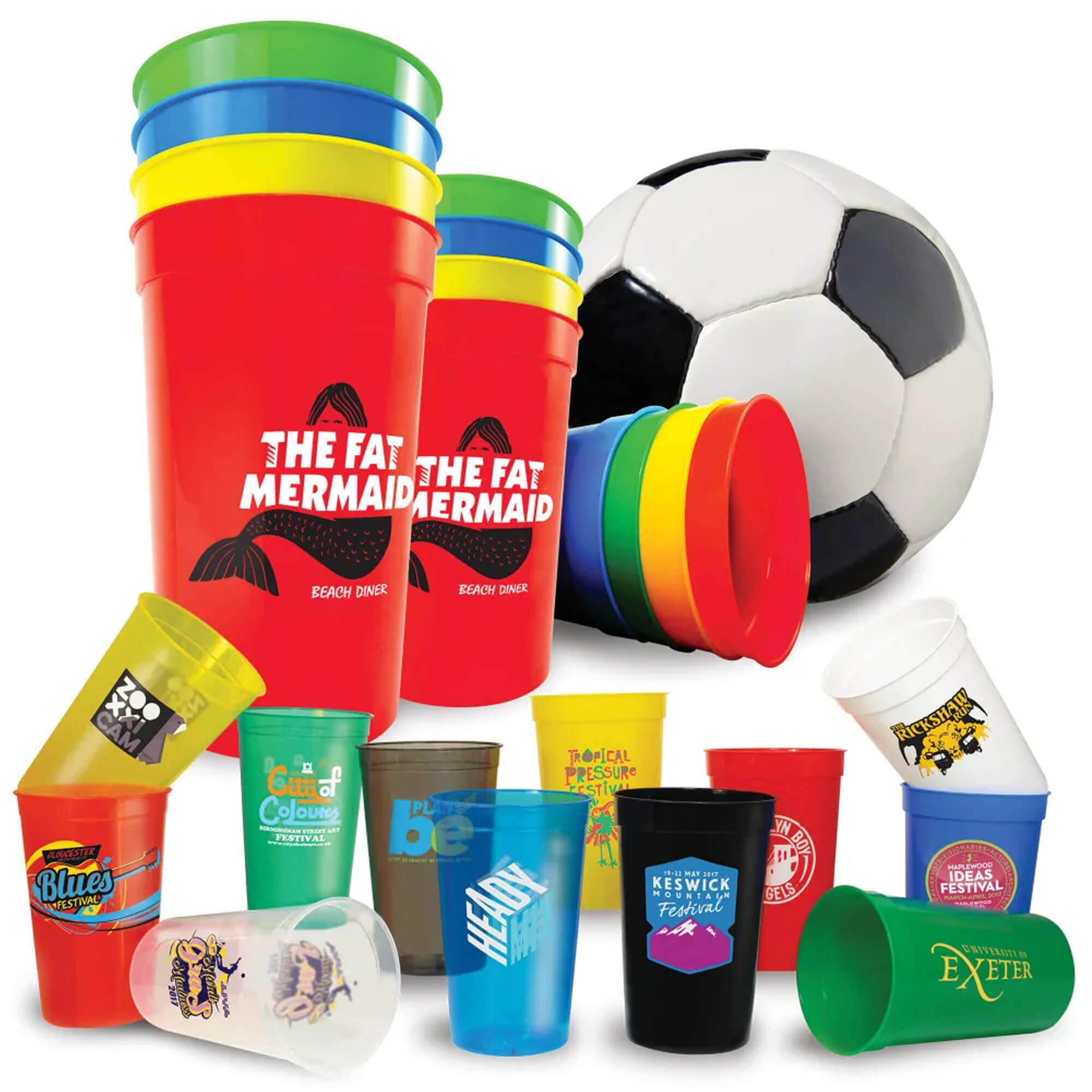 Individuelle Partybecher aus Kunststoff mit Logo 1
