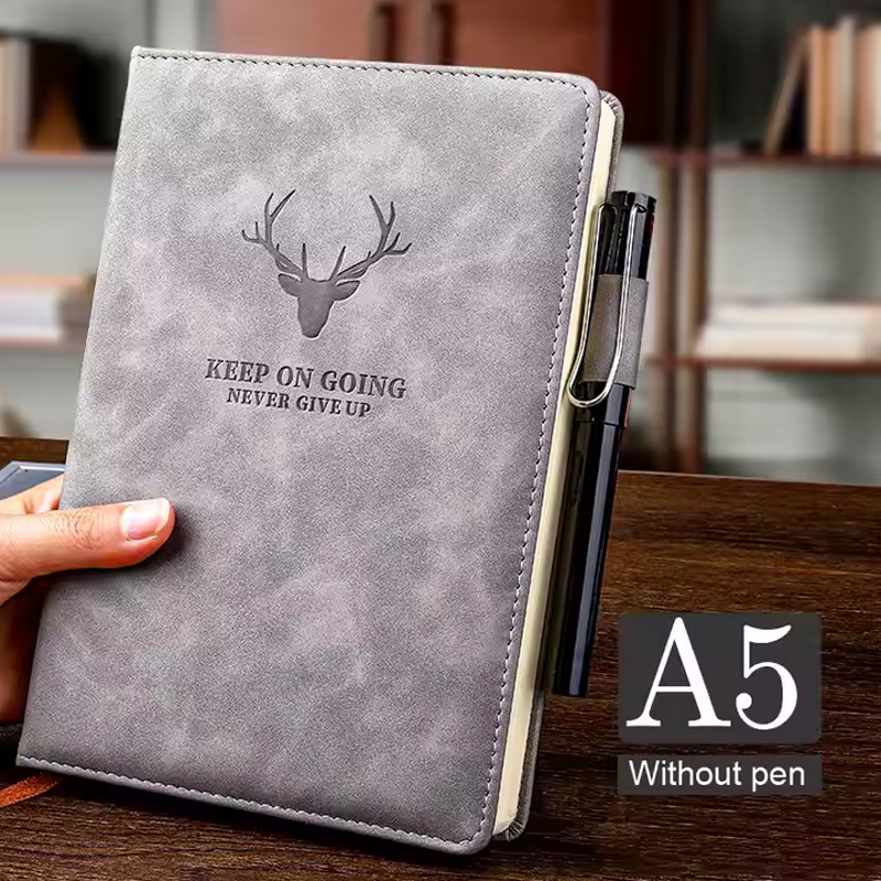 Wholesale Leather notebook custom logo 3
