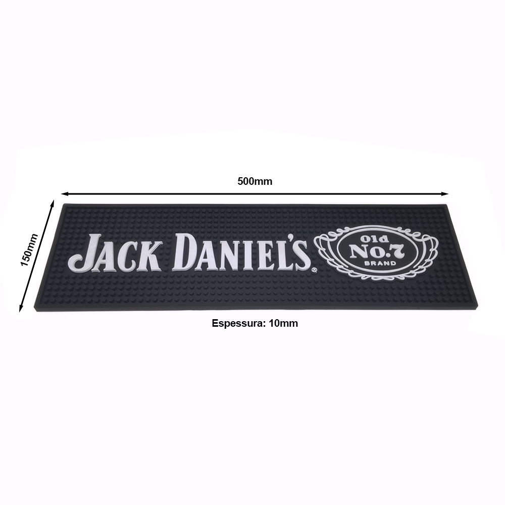 Tapete de borracha para bar Jack Daniels à venda 5