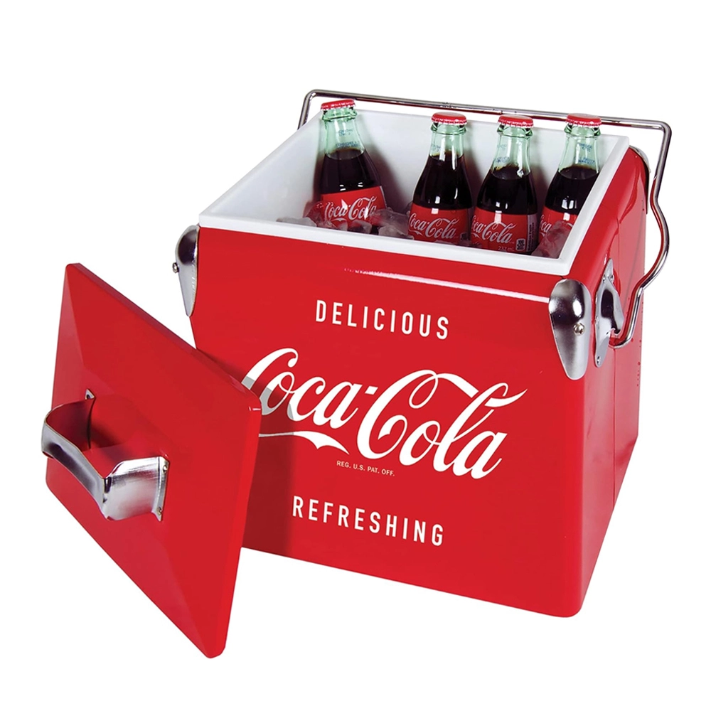 13L Vintage Coke Cooler Box