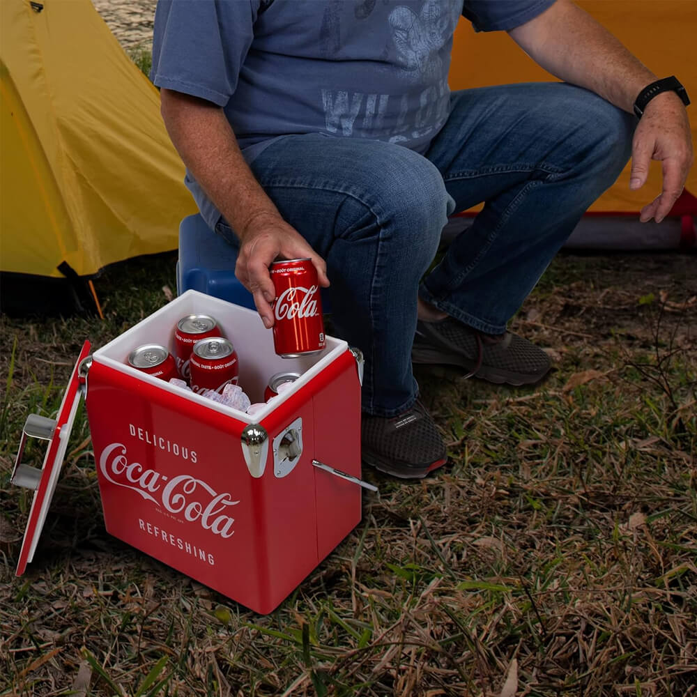 13L Vintage Coke Cooler Box