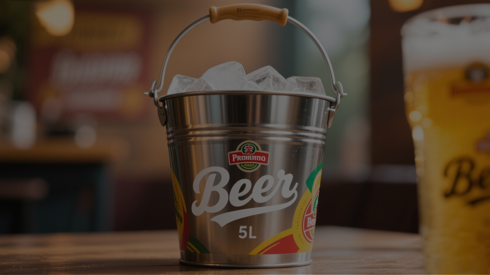 Personalised Beer Buckets with Your Logo