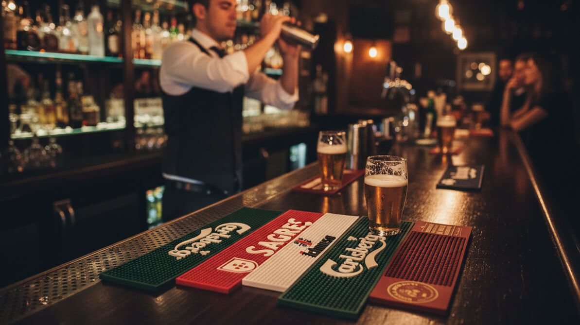 Bar Mat Guide: Personalized, Custom & Branded Options