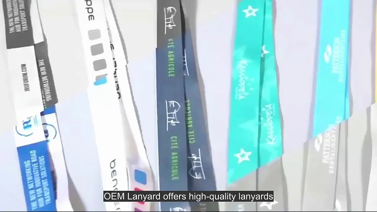 Lanyard personnalisé avec fabricant de logo