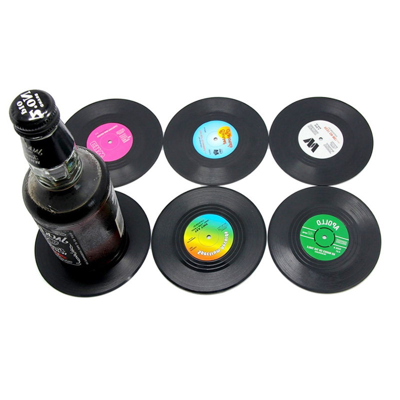 Custom Record coaster with logo
