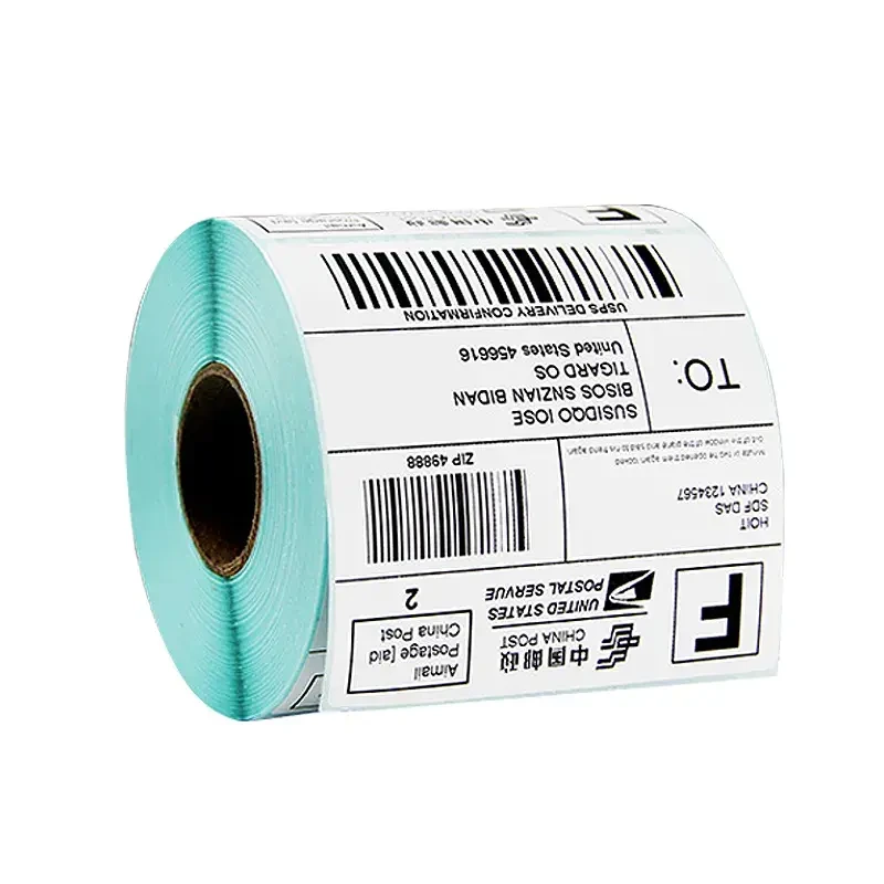 High Gloss Custom Die Cut Shape Adhesive Label Sticker Roll 1