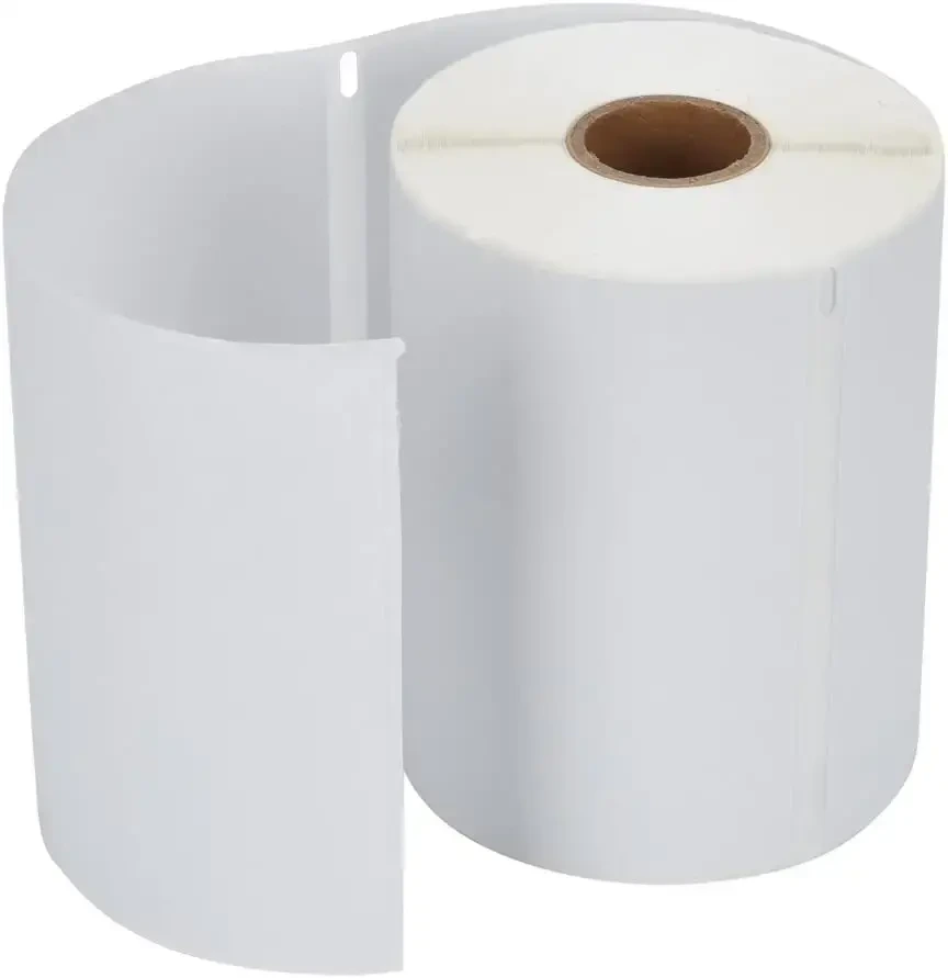 Thermal Sticker 100x150 Waterproof Barcode Scale Supermarket Shipping Label Sticker A6 Adhesive Direct Thermal Paper Label 1