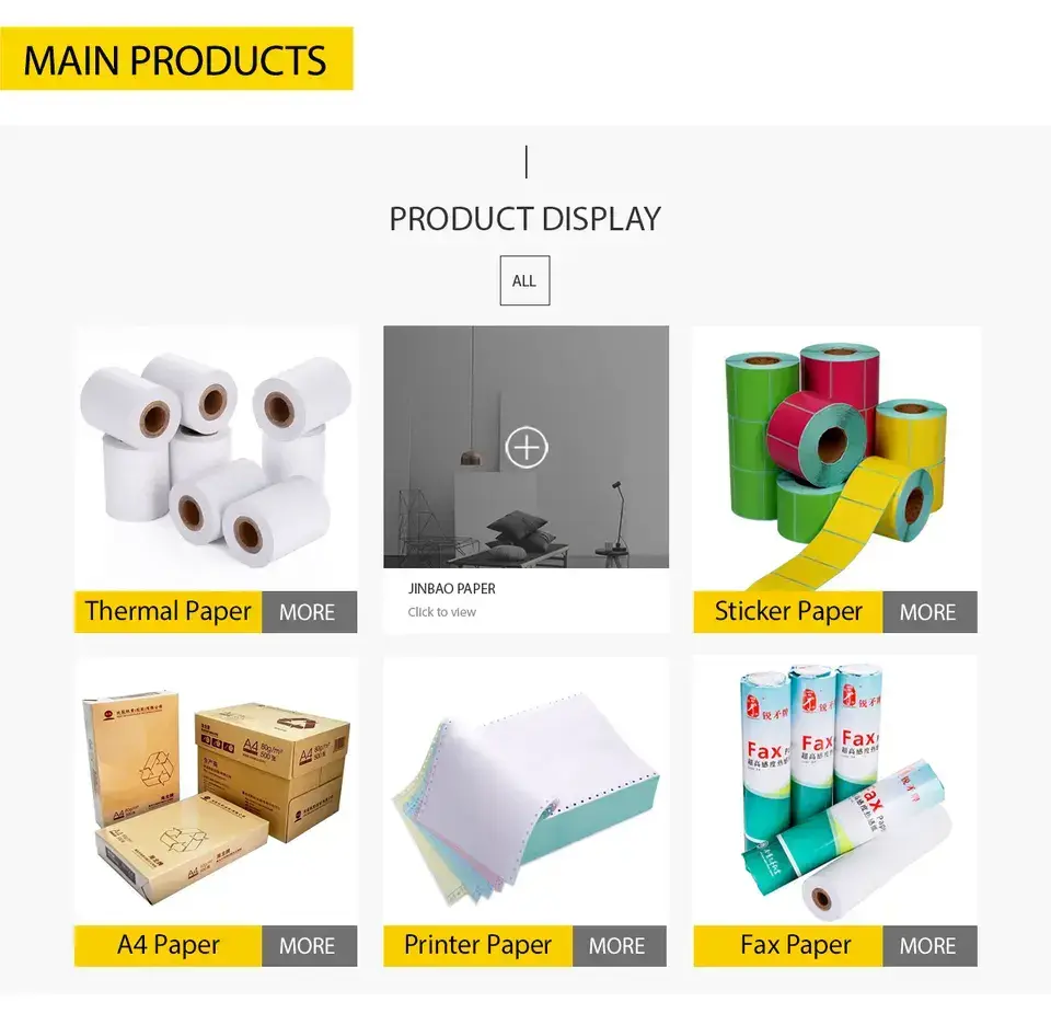 Thermal Paper Roll Manufacturer Cash Register Paper by Jinbao Paper 6