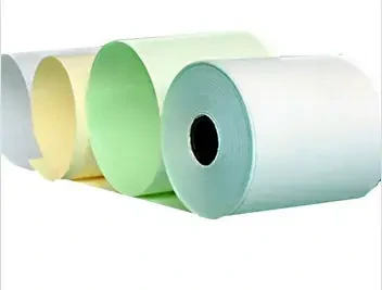 Old style 2/3 Layer Color 76 X 70mm 58gsm NCR Cash reigister Receipt Paper Rolls wholesale 1