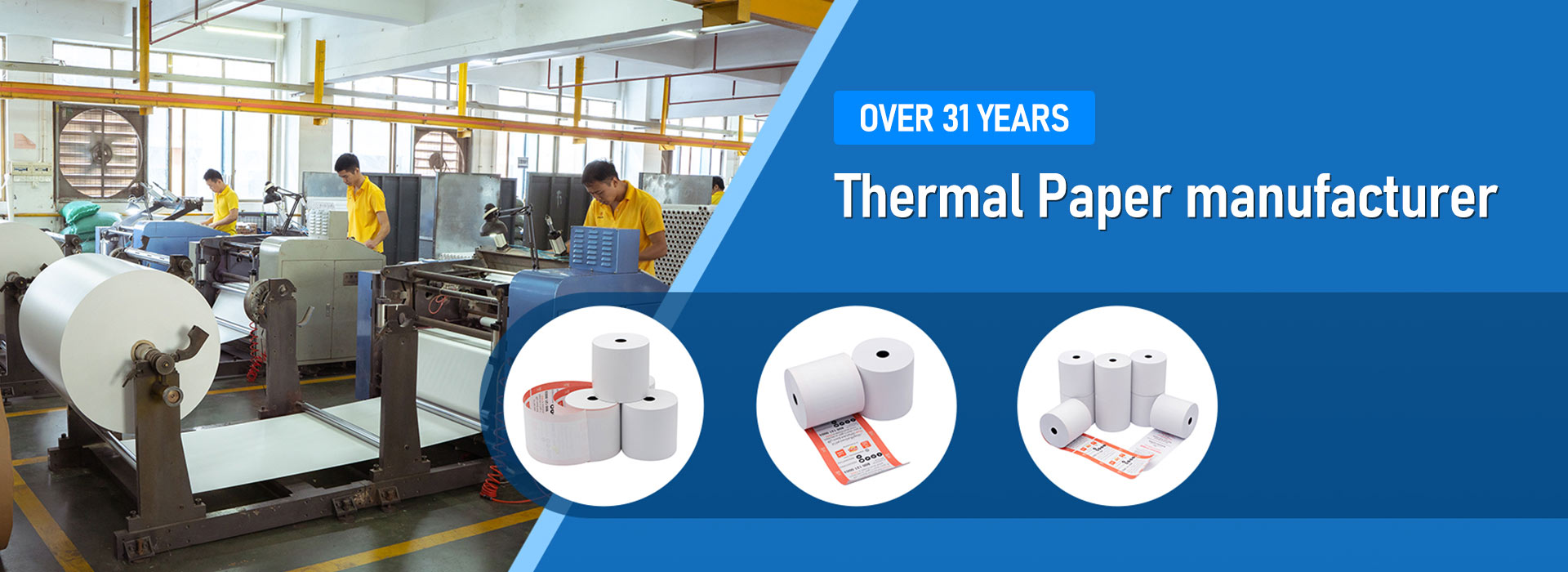 Expert in producing thermal paper products.