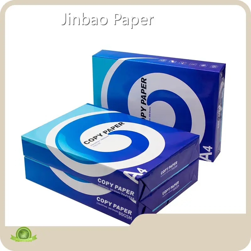 A4 Office Paper Suppliers 100% Pure Wood Pulp by Jinbao Paper 1