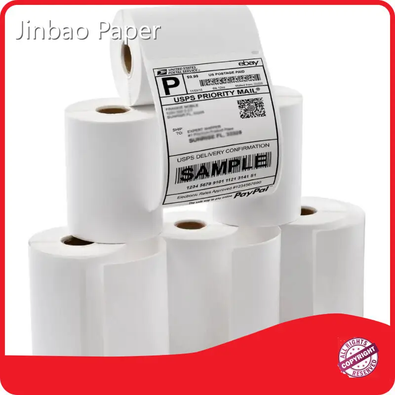 Custom Made Thermal Paper Sticker Rolls 1