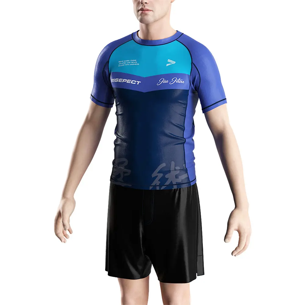 Bjj Short Sleeve Rash Guard Factory 5