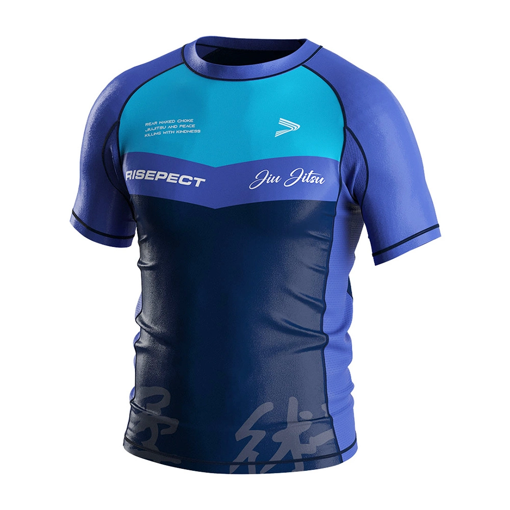 Rise 2.0 Custom BJJ Short Sleeve Rash Guard MMA Rash Guard Wholesale 1