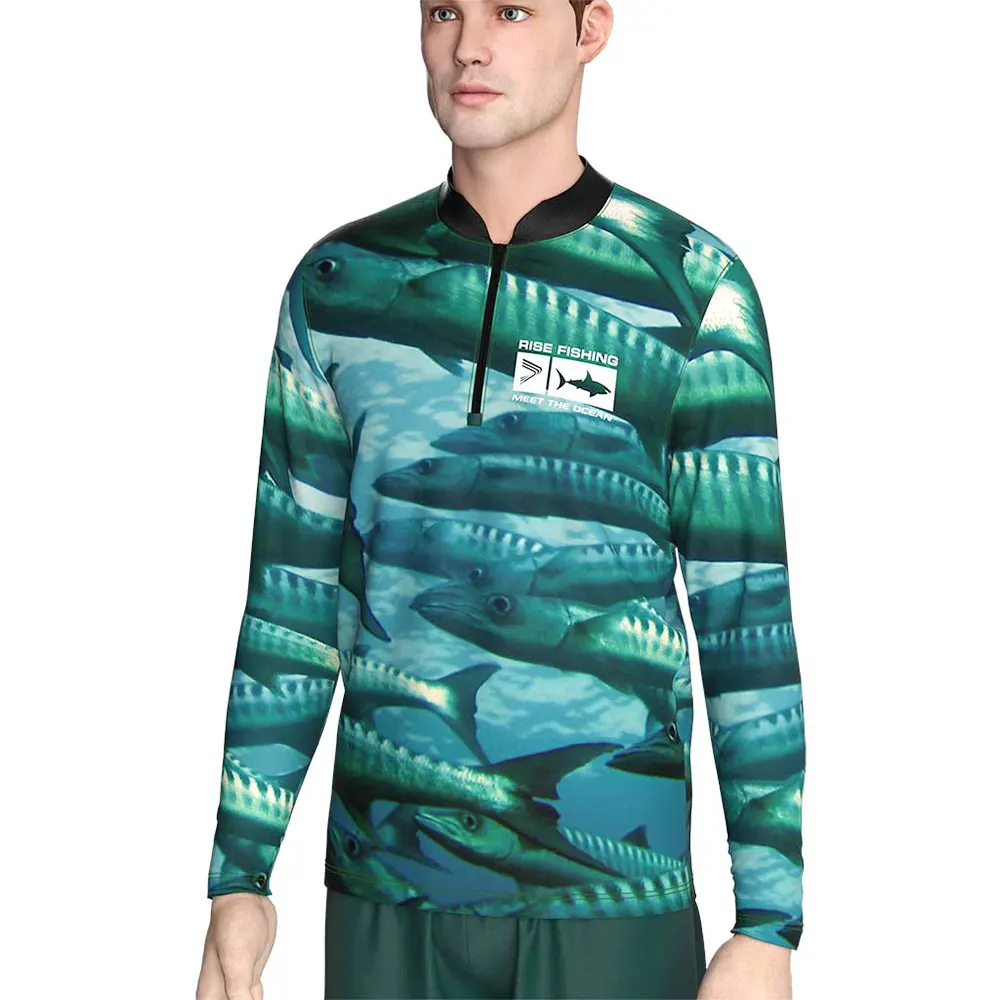 Uv Long Sleeve Fishing Shirts Rise Sportswear Company 6