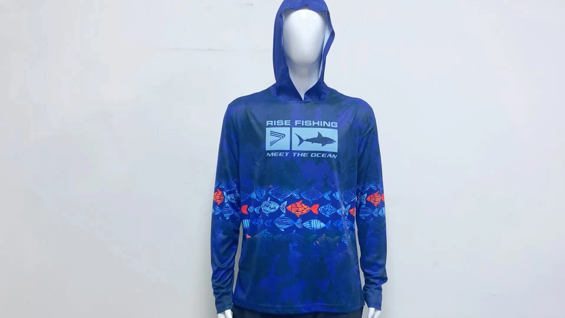 Rise Women Fishing Shirts Jersey Hoodie Volcanic rock fish scales 1