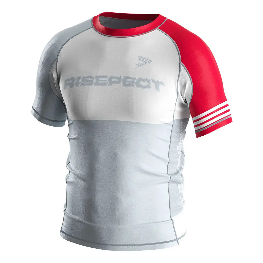 Rise Sportswear Brand Jiu Jitsu Rash Guards Short Sleeve Factory 2