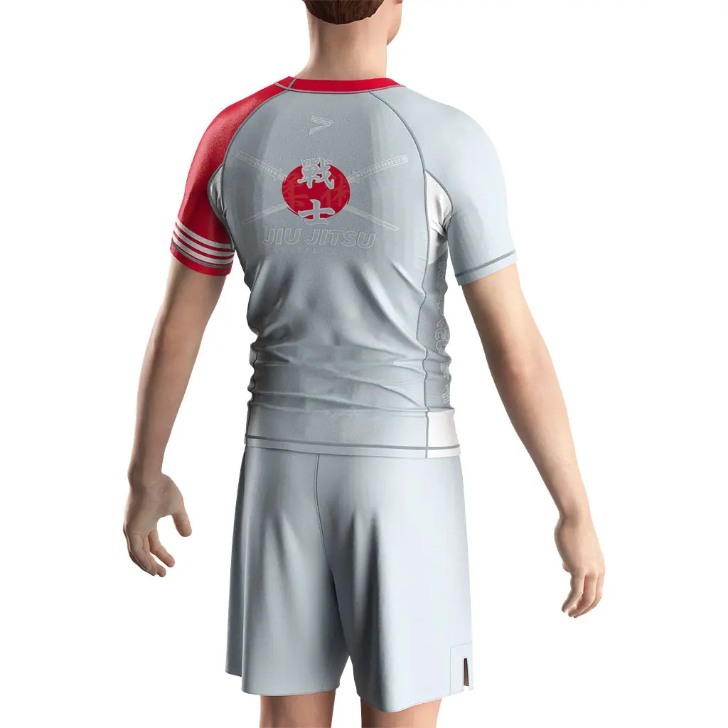 Rise Sportswear Brand Jiu Jitsu Rash Guards Short Sleeve Factory 7