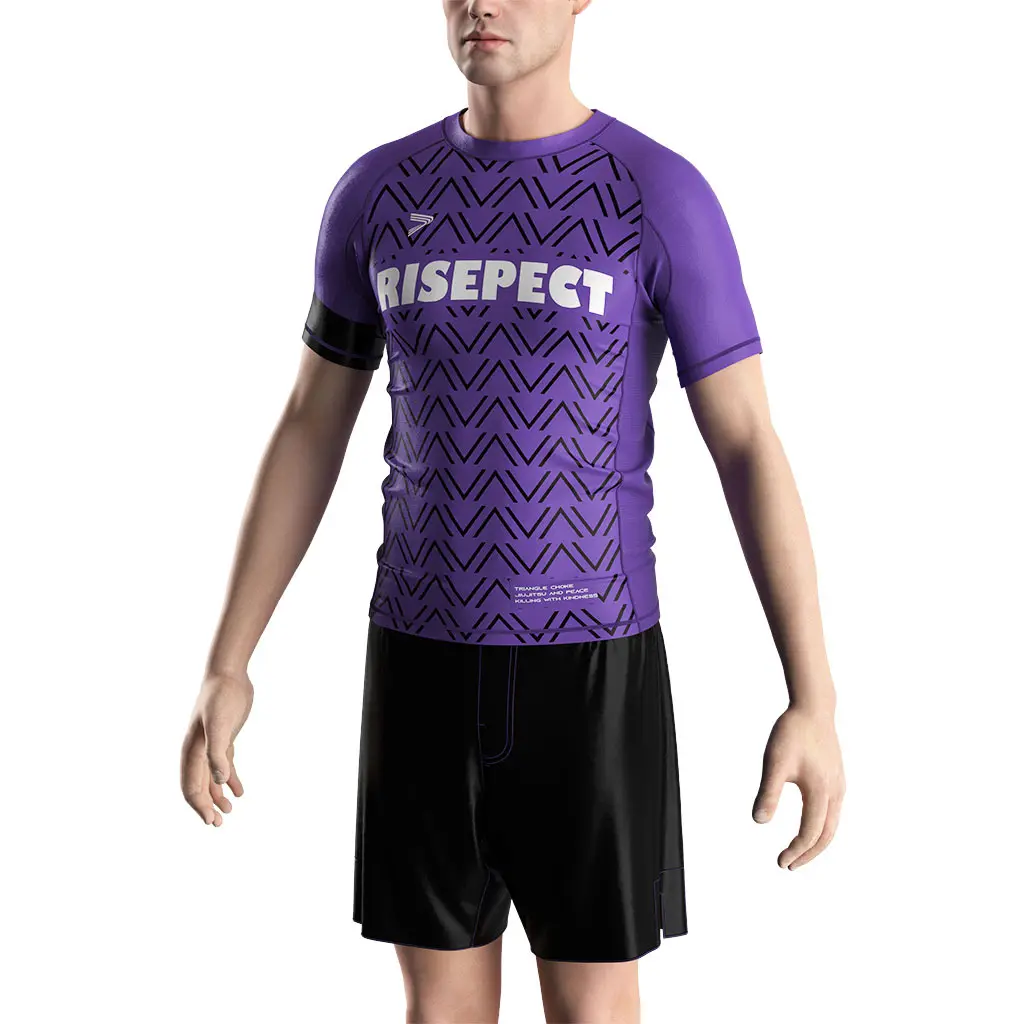 Rise Sportswear Brand Women's Bjj Rash Guards Short Sleeve Factory 6