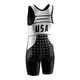 Wholesale 2 Piece Wrestling Singlets Rise Sportswear Brand 5
