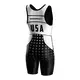 Wholesale 2 Piece Wrestling Singlets Rise Sportswear Brand 3