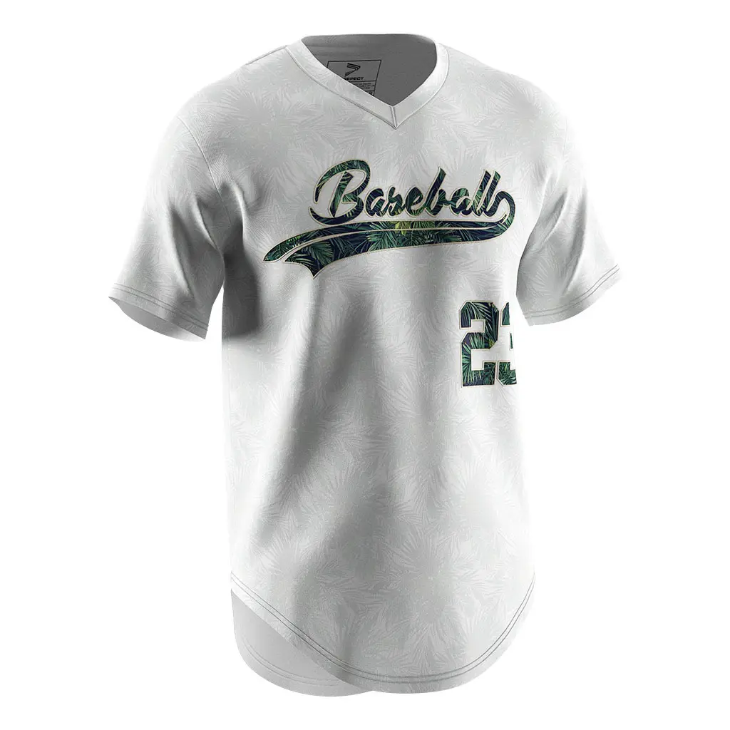 Rise Sportswear Brand Custom Made Baseball Shirts Factory 4