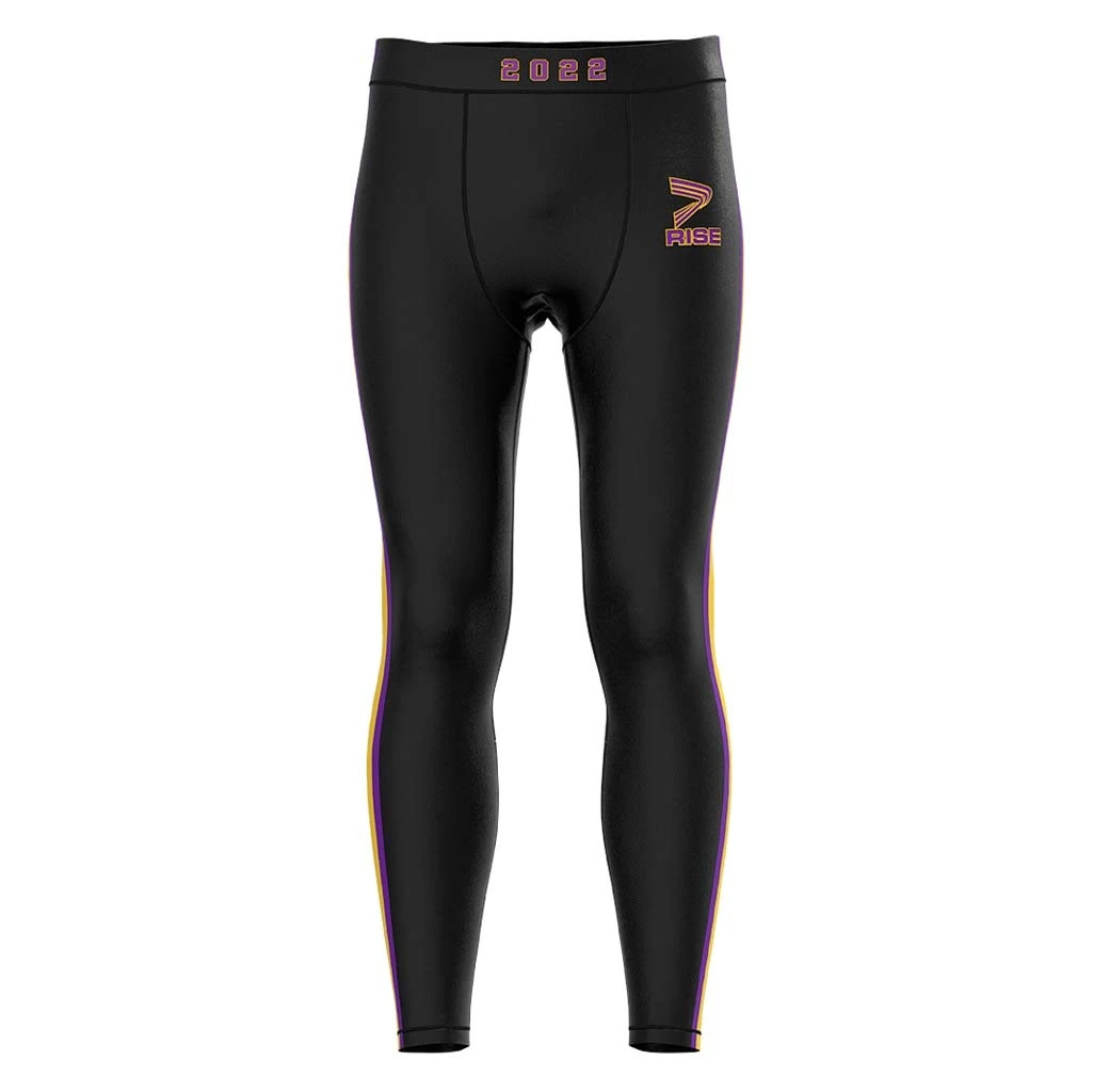 Rise Jiujitsu BJJ MMA Spats Black The Lakers 1