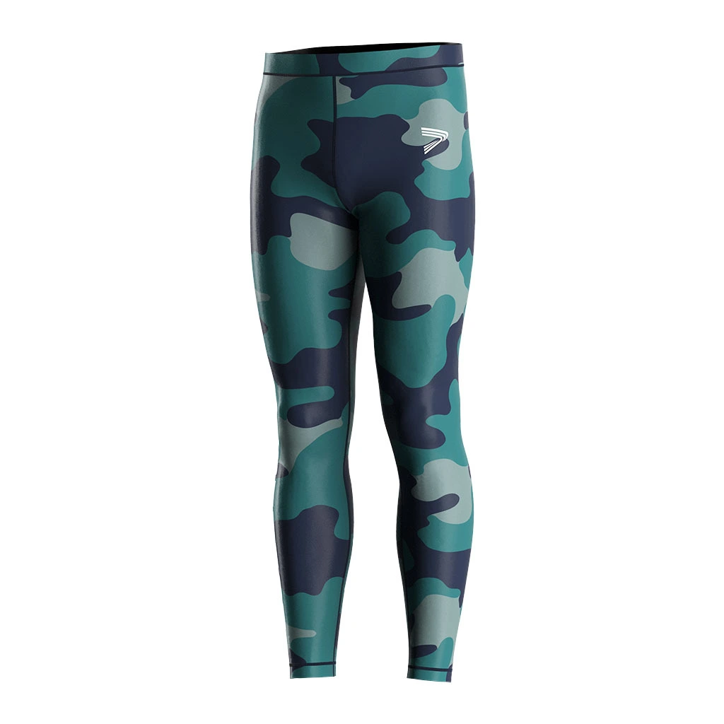Rise Jiujitsu BJJ MMA Spats Blue Camouflage 1