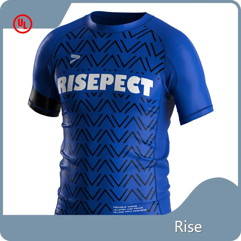 Short Sleeve Rash Guard Bjj Rise Sportswear 1