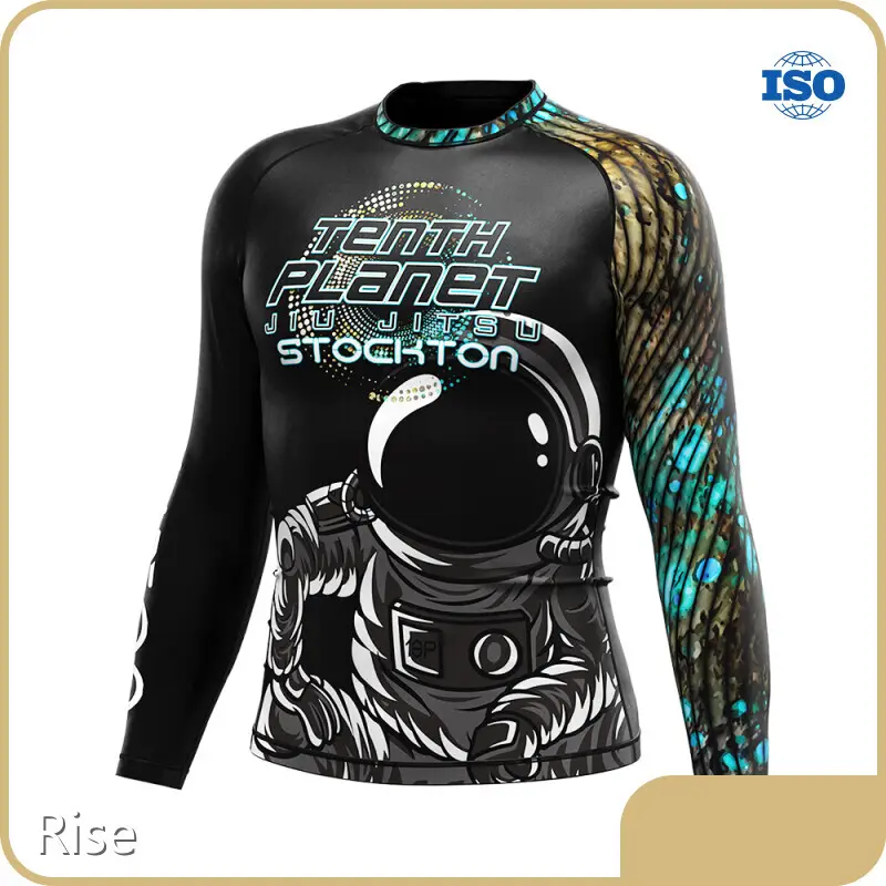 OEM Long Sleeve Rash Guard Bjj Rise Sportswear 1