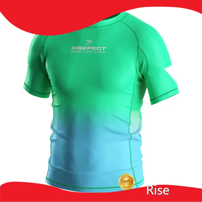 Bjj Rash Guards Short Sleeve Rise Sportswear Brand Company 1