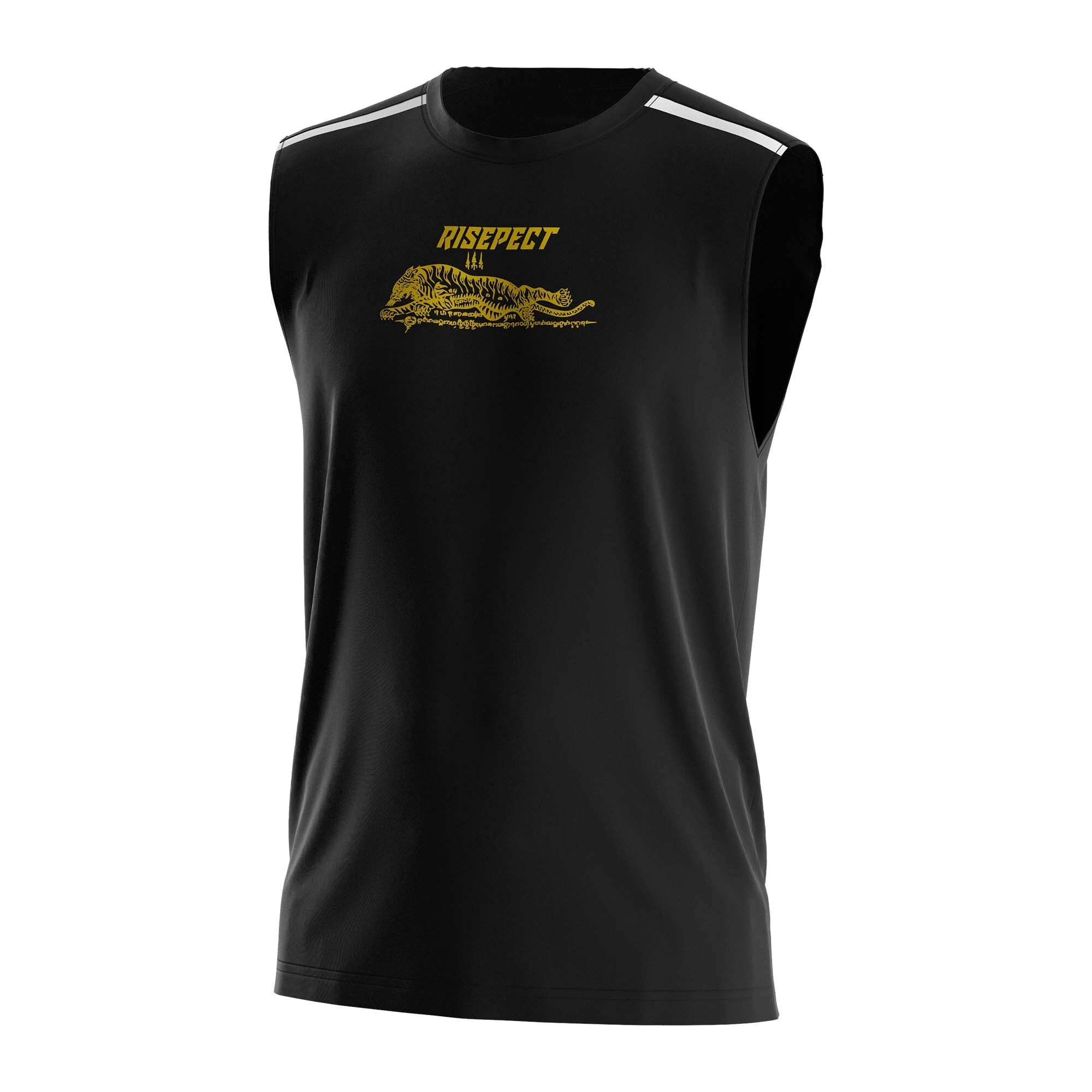 Tiger Tank Top Hanuman Sak Yant Muay Thai Sleeveless Shirts Fight 1