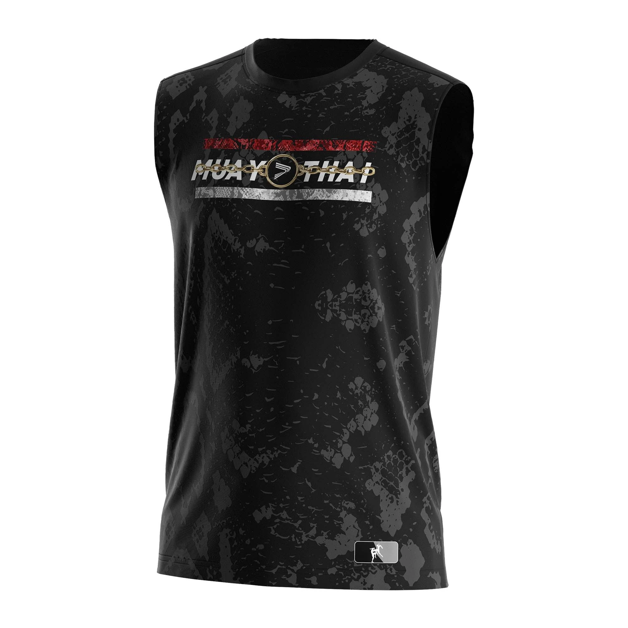 Black-python Metal Muay Thai Sleeveless Graphic Tee Boxing Wholesale 1