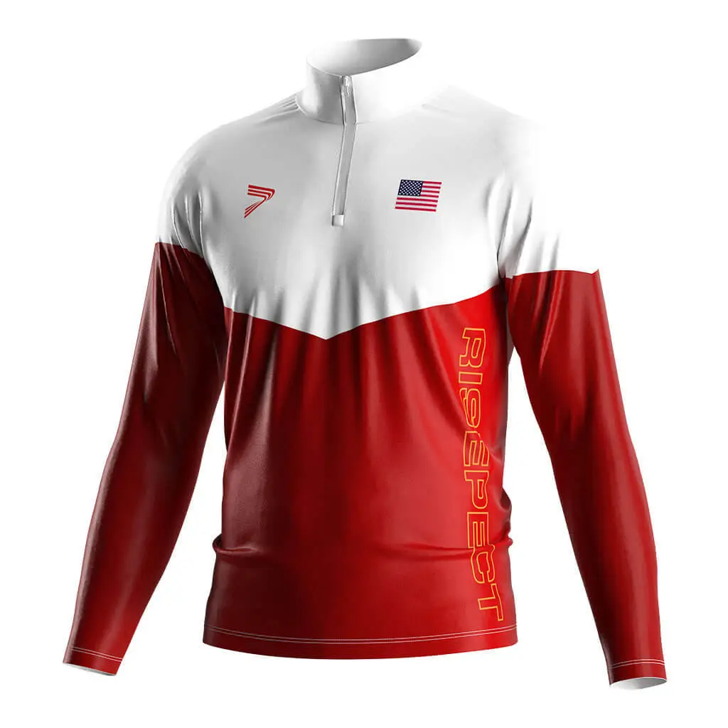 Bulk Wrestling Quarter Zips Customized Team Uniforms​ Pullovers Wholesale 1