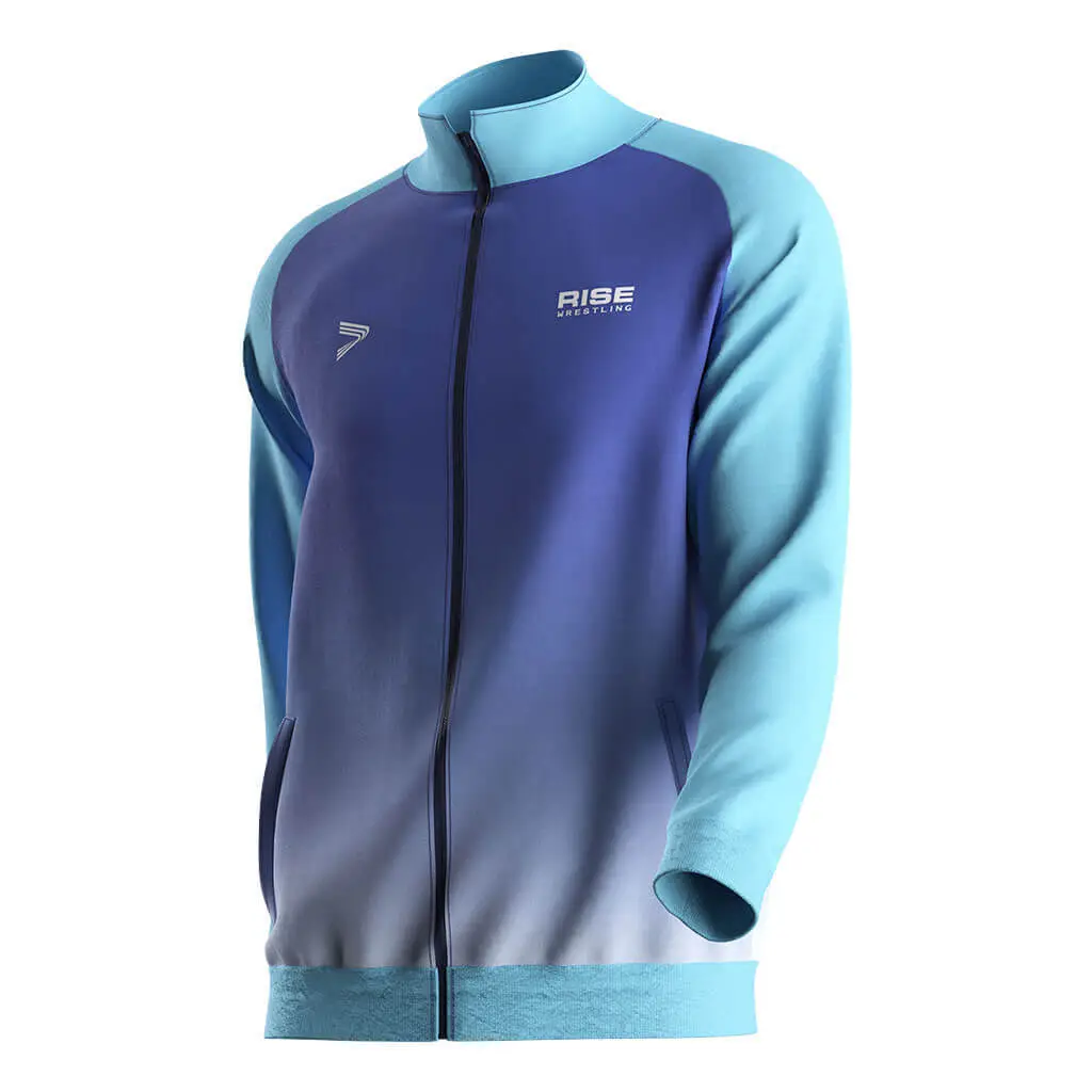 Custom Wrestling Full-zip Jackets Team Uniforms Manufacturer Zip Jacket 1