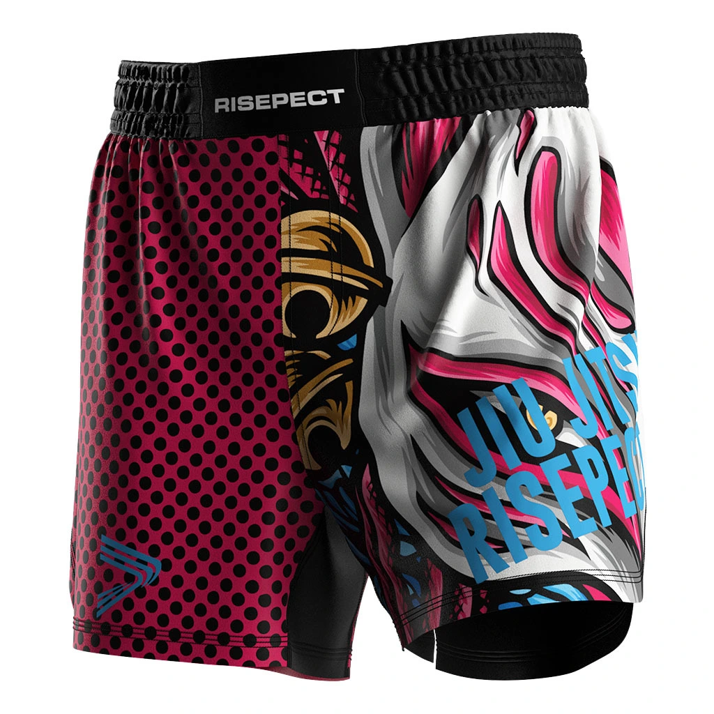 Artist Series: Illustration Design Of Japanese Anime Fox Spirit For MMA Shorts 1