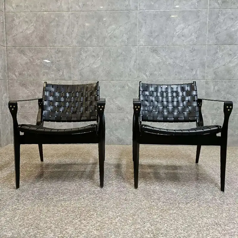 Modern Lounge Chair and Ottoman Modern - - HENYANG 7