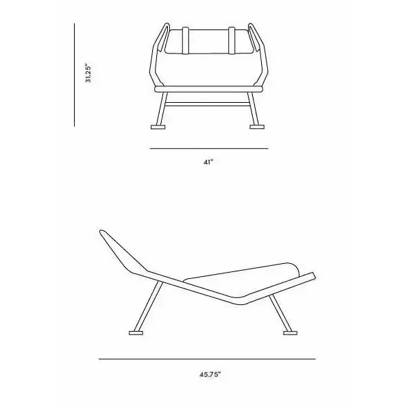 Modern Lounge Accent Chair Office Building by HENYANG 8