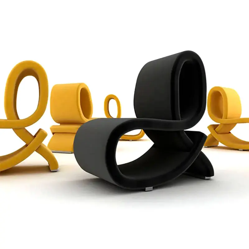 Luxury Modern Lounge Chairs Home Furniture by HENYANG 2