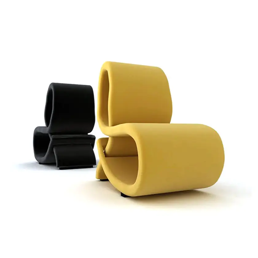 Luxury Modern Lounge Chairs Home Furniture by HENYANG 3