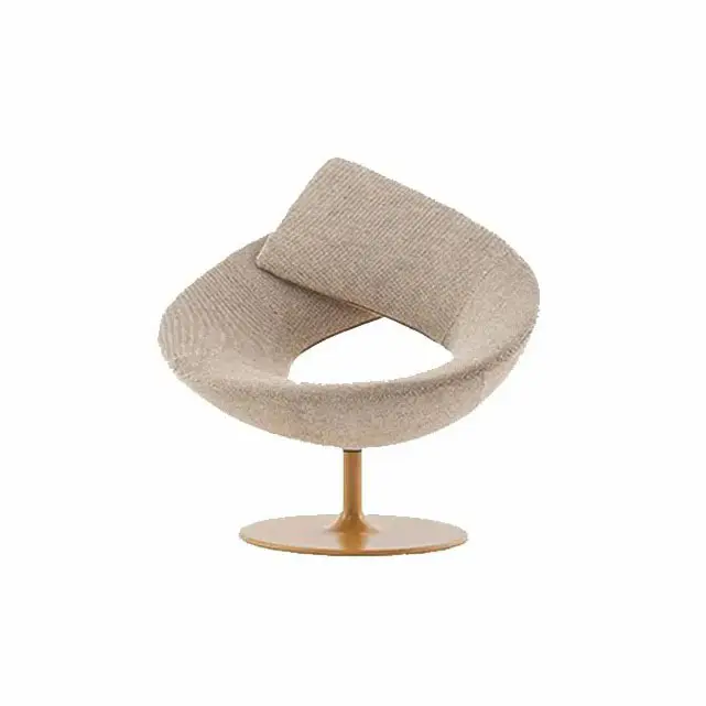 Modern Accent Lounge Chair Fiberglass Shell by HENYANG 5