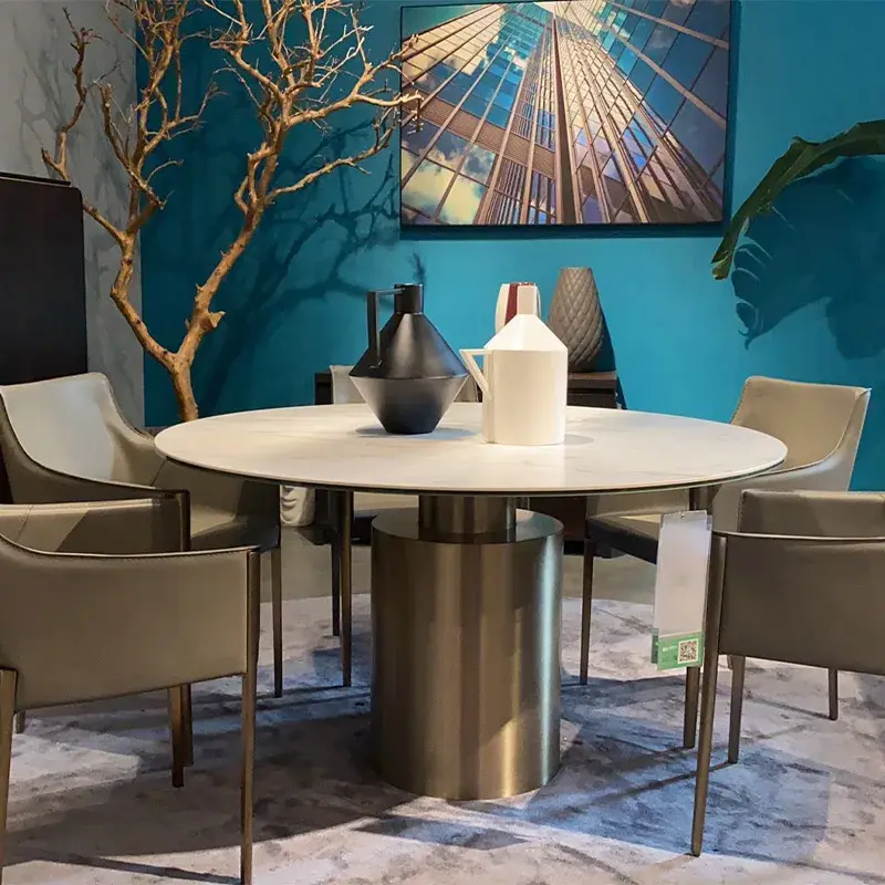 Dining Table and Chairs Restaurant Chair by HENYANG 6