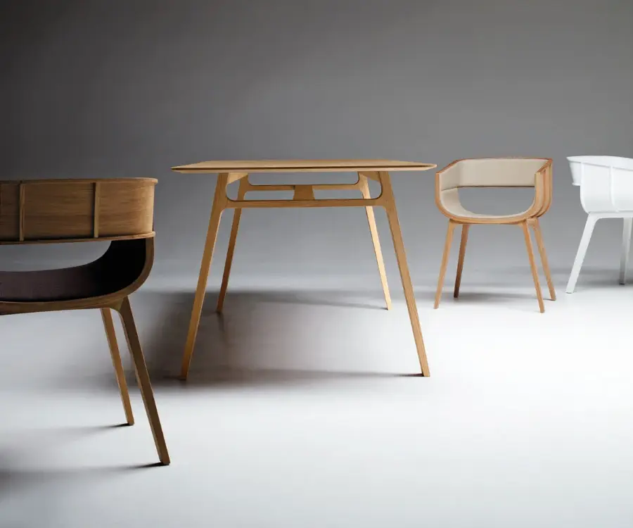 Dining Room Chair Nylon Base Steel Bolt - - HENYANG 4