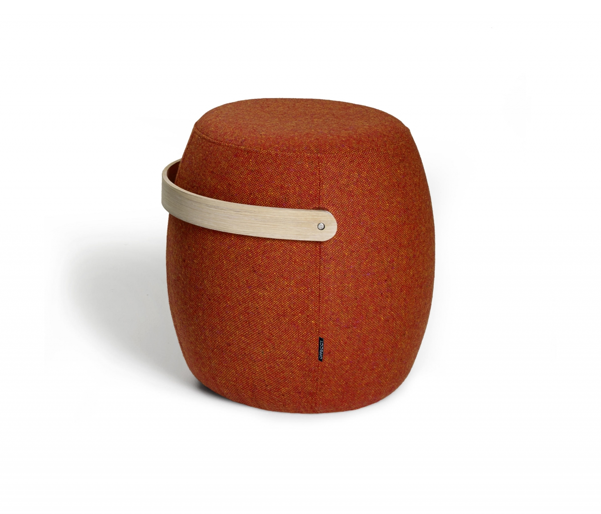 Modern Simple Cream Fabric Makeup Stool Chair Carryable for Hotel Bedroom or Home Office 1