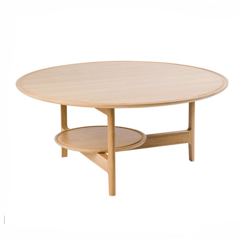 Modern Design Solid Wood round Small Table for Home Office or Apartment General Use for Living Room or Hall 1