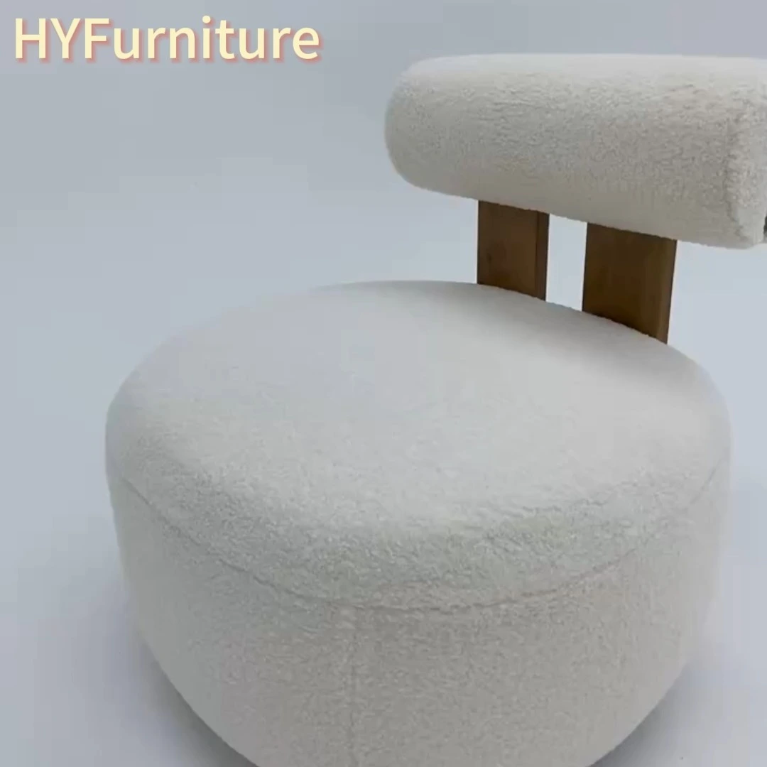 Modern Design Customized Modular Set Solid Wood Single Sofa Chair Home Leisure Dining Bedroom Fabric Leisure Furniture 1