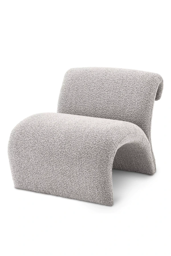 Luxury Modern Arc Sofa Chair Creative for Home Hotel Comfortable Fabric Furniture Living Room Bedroom 1