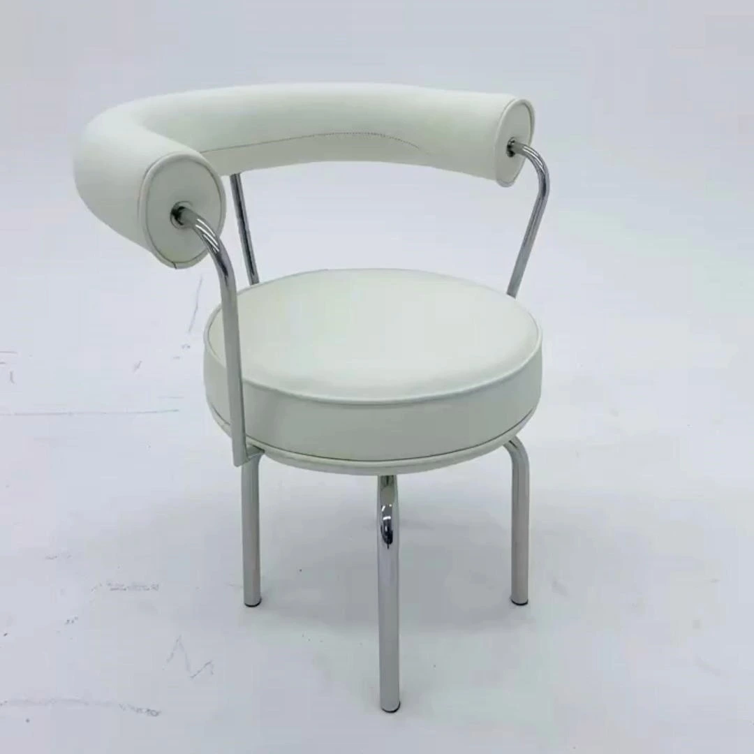 Nordic Modern Design Casual Dining Dressing Chair Comfortable Leather Surround for Kitchen Living Room 1